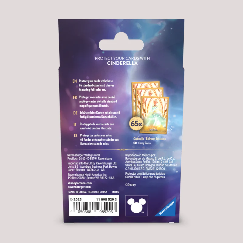 Disney Lorcana - Archazia's Island Sleeve Pack: Cinderella (65x) - Image 3