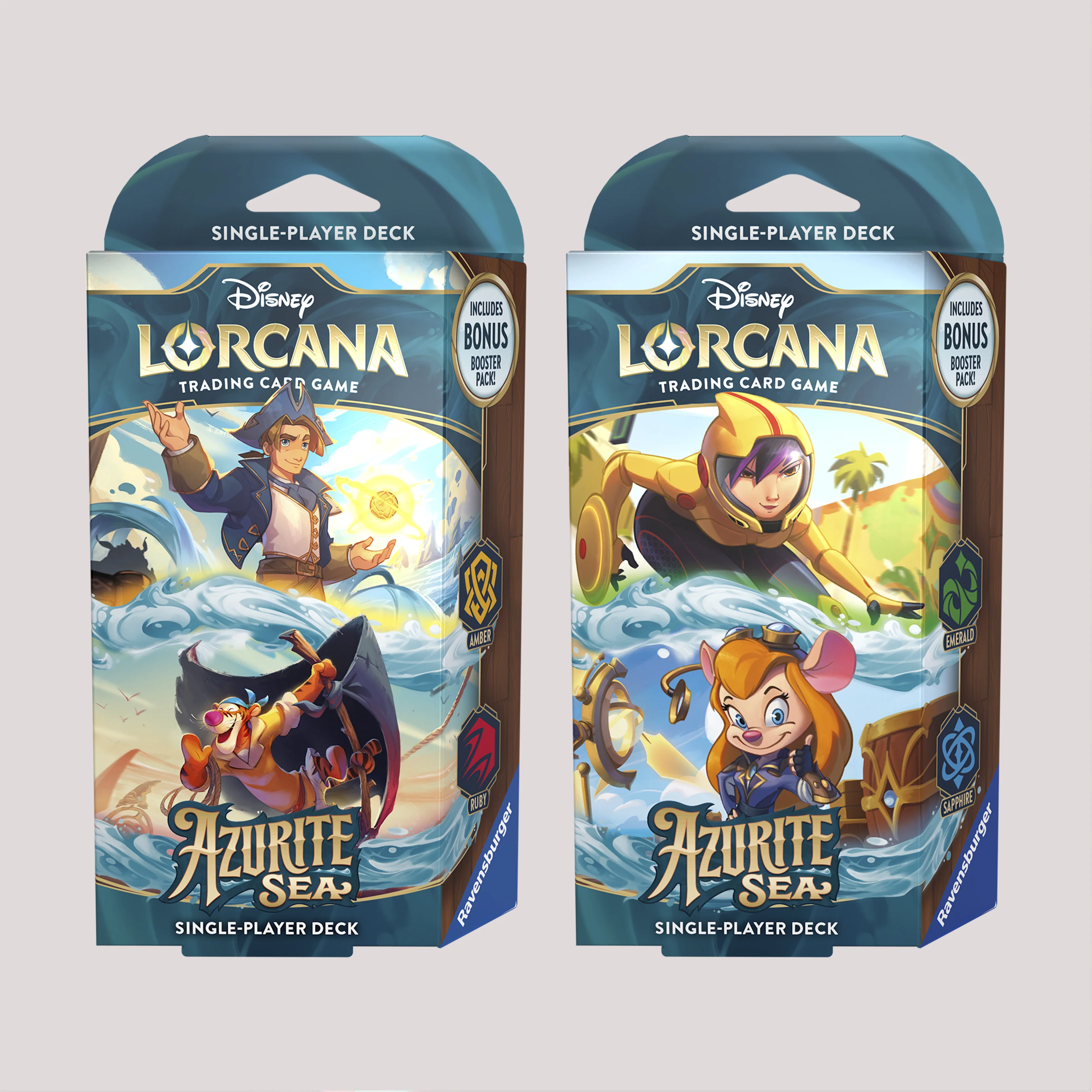 Disney Lorcana - Azurite Sea Starter Deck: Amber & Ruby - Image 3