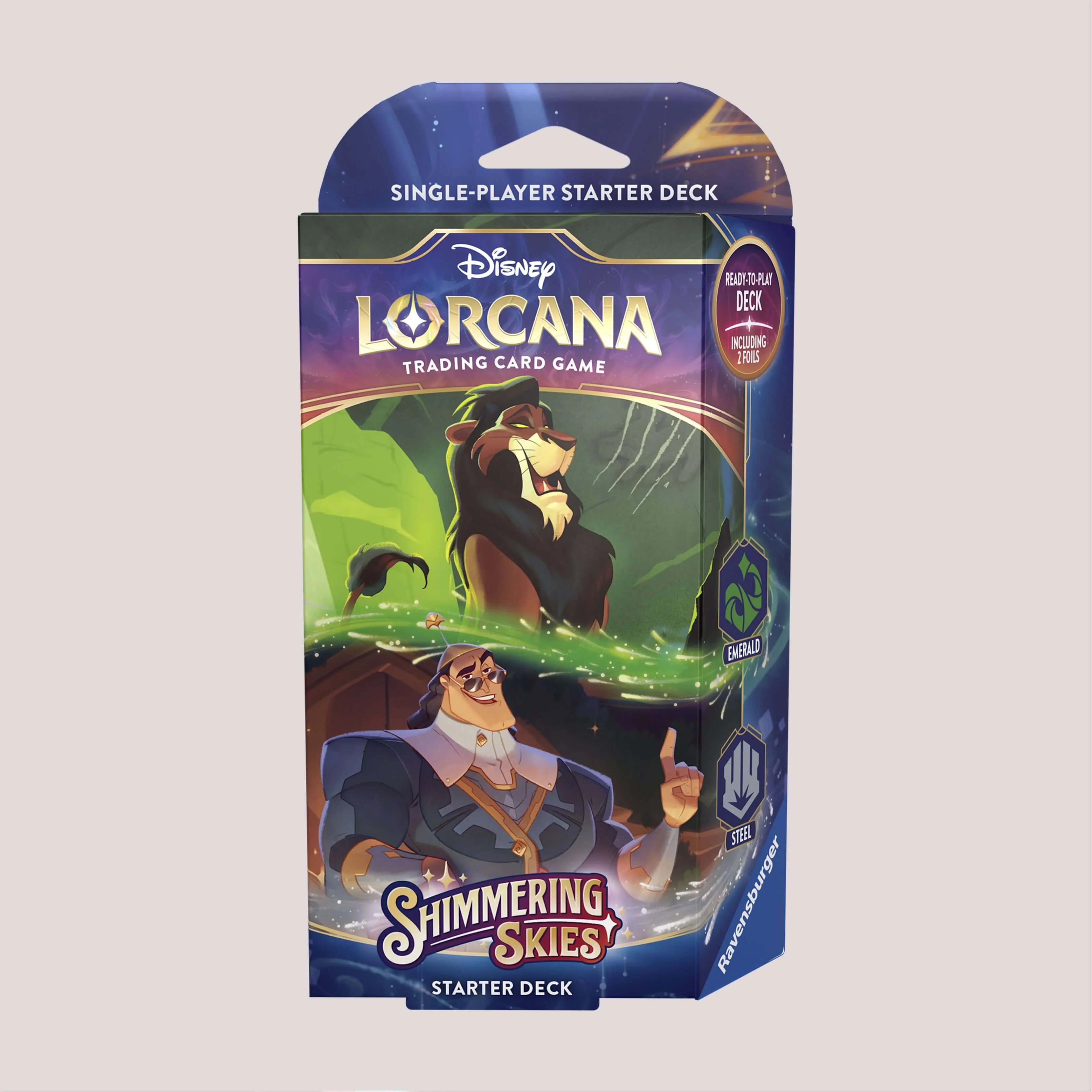 Disney Lorcana - Shimmering Skies Starter Deck: Emerald & Steel