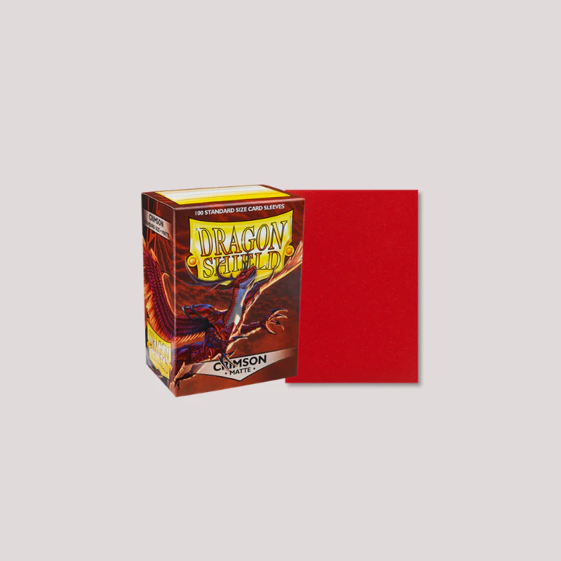Dragon Shield Sleeves Matte (100) Crimson