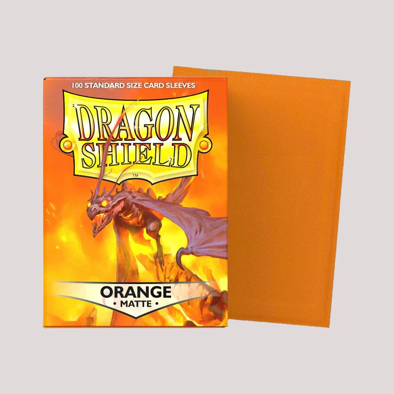 Dragon Shield Sleeves Matte (100) Orange