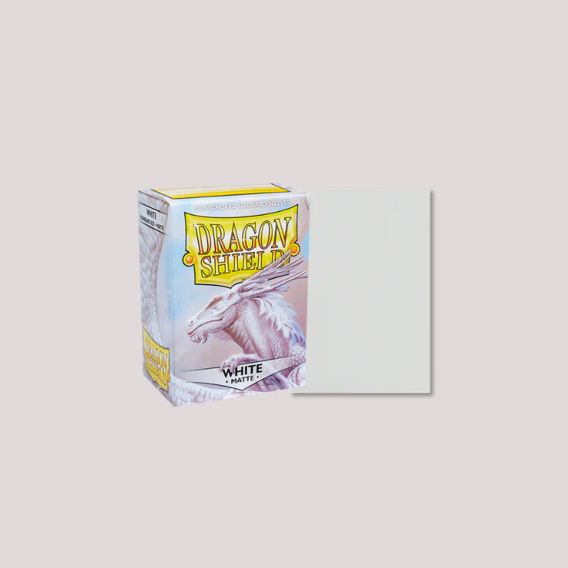 Dragon Shield Sleeves Matte (100) White