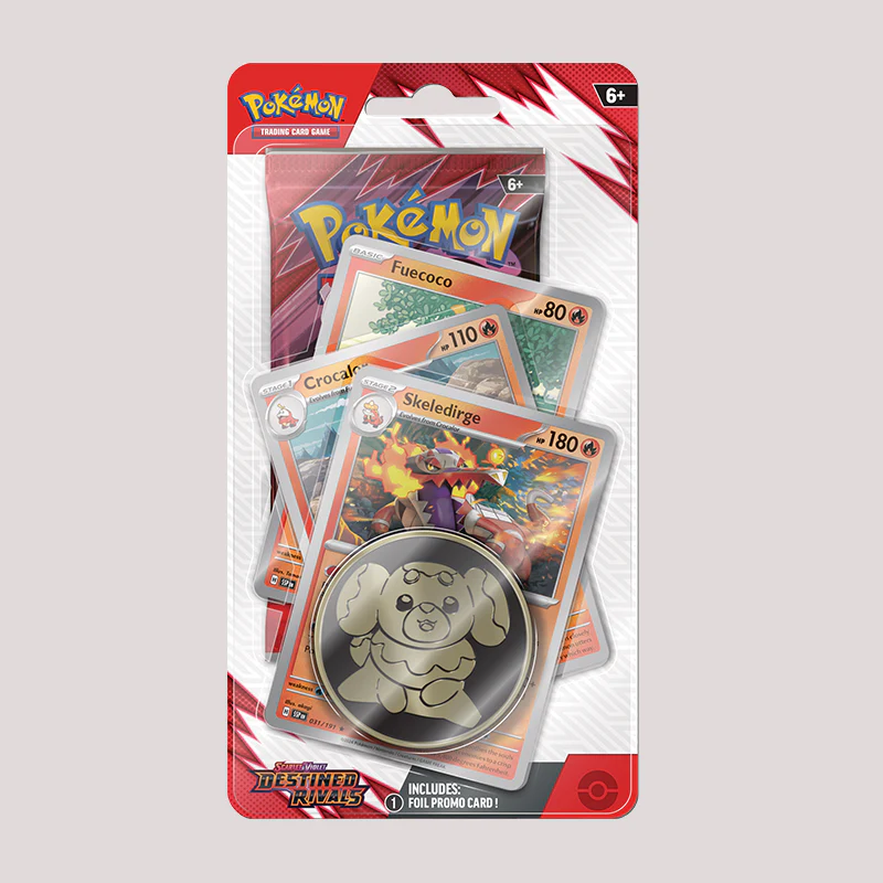 Pokémon - Destined Rivals Premium Checklane Blister: Skeledirge