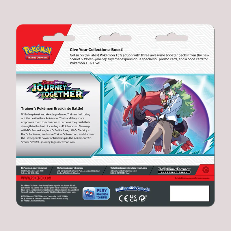 Pokémon - Journey Together 3-Booster Blister - Image 3