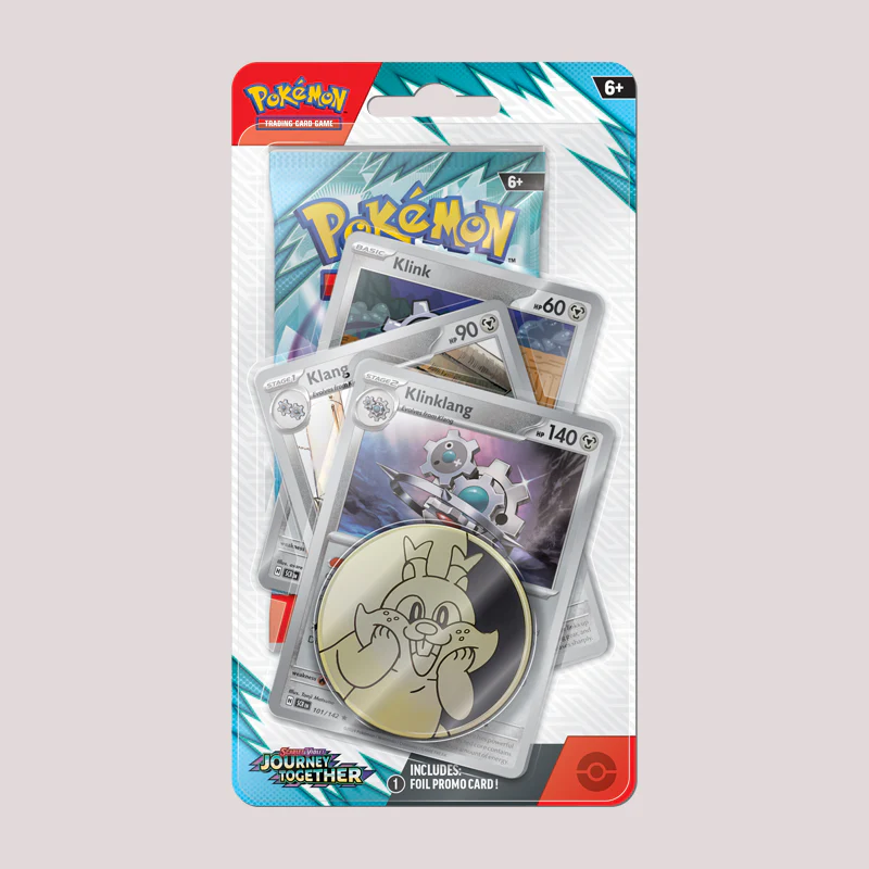 Pokémon - Journey Together Premium Checklane Blister: Klinklang