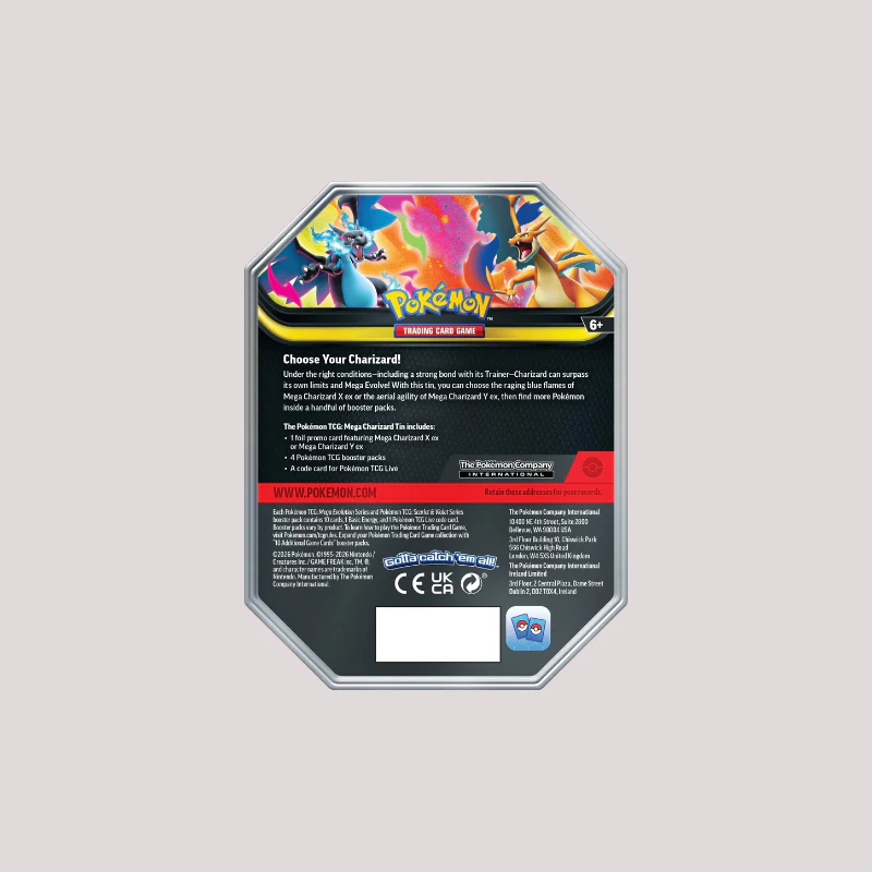 Pokémon - Mega Charizard Tin: Mega Charizard X - Image 2