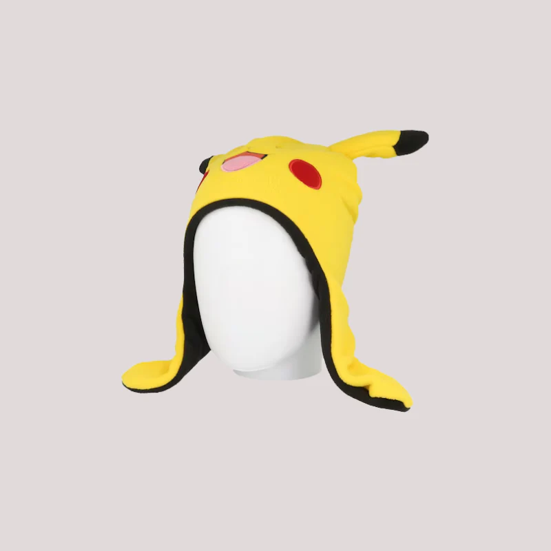 Pokémon Novelty Pikachu Sherpa Polar Fleece Beanie - Image 3