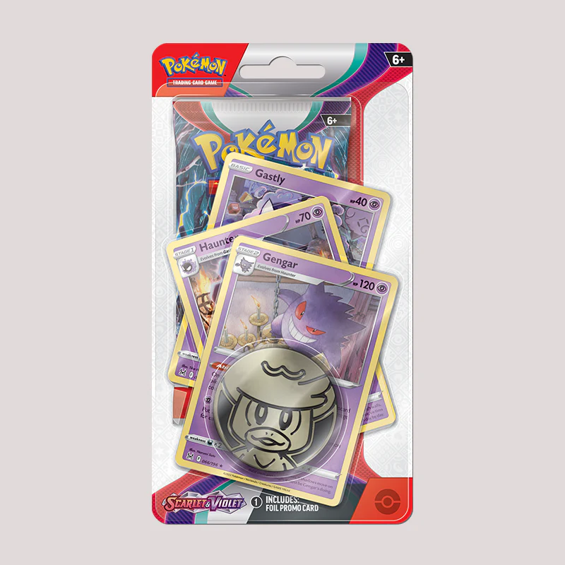 Pokémon - Scarlet & Violet Premium Checklane Blister: Gengar