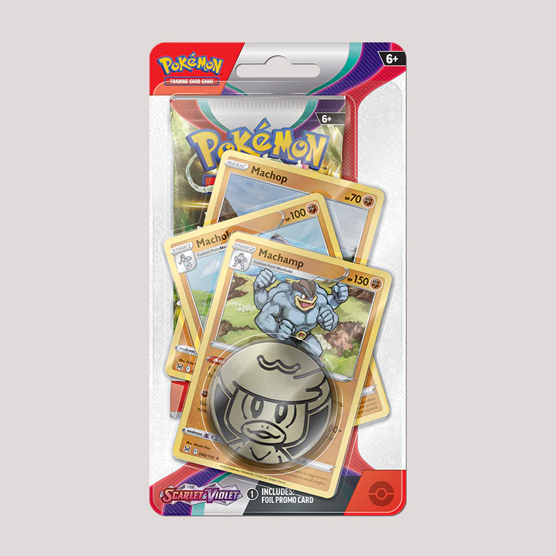 Pokémon - Scarlet & Violet Premium Checklane Blister: Machamp