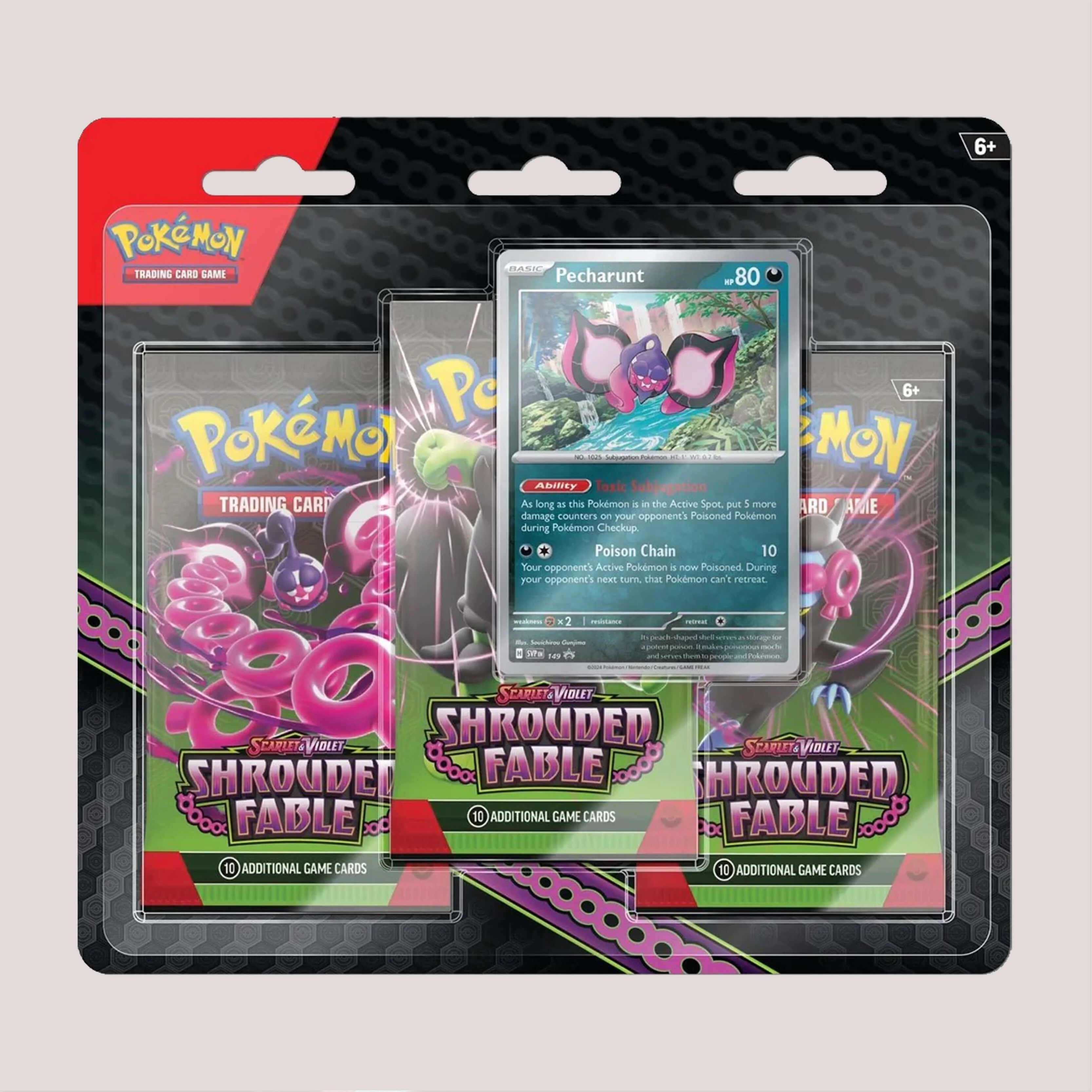 Pokémon - Shrouded Fable 3-Booster Pack and Promo Card Blister