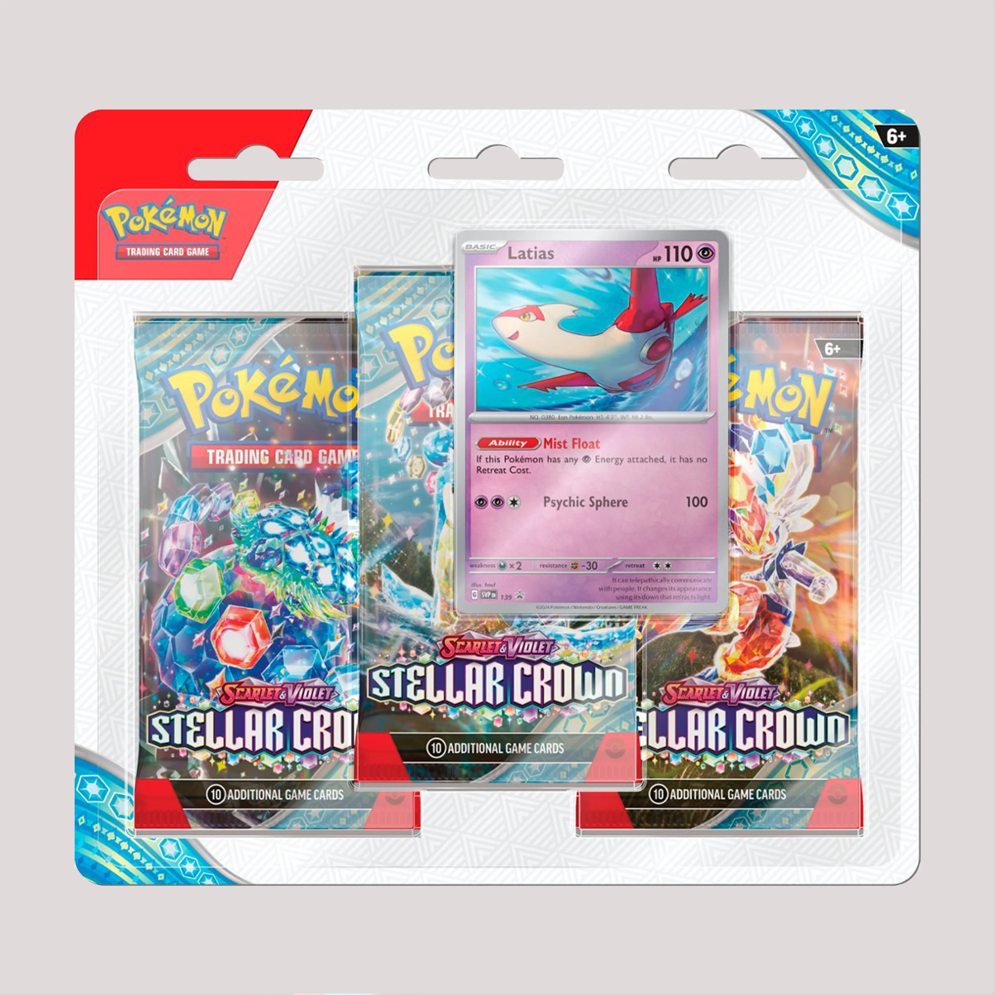 Pokémon - Stellar Crown 3-Booster Pack Blister: Latias